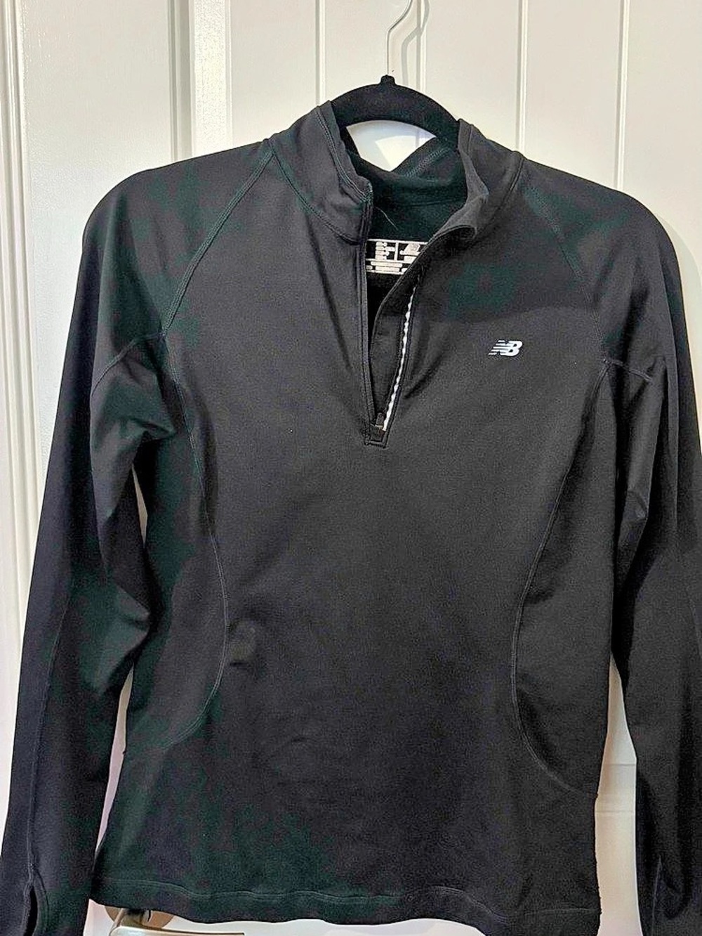 New Balance Women’s Black Half Zip Running Top Size Small